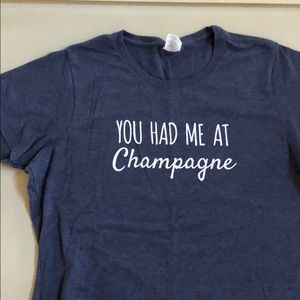You Had Me At Champagne Graphic Tee
